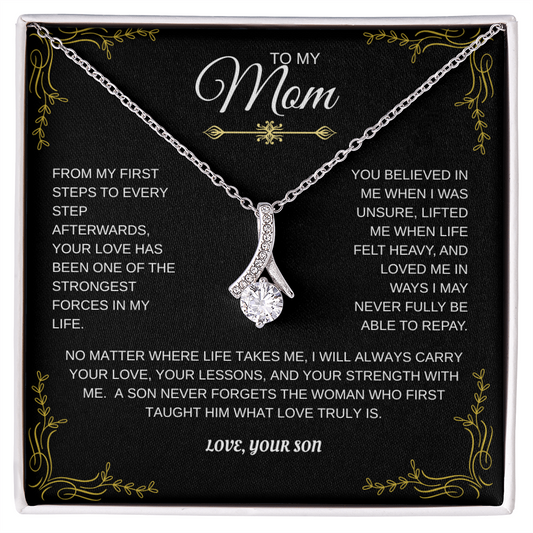 To My Mom Alluring Beauty Necklace